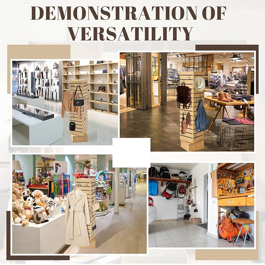 ABERLOUR（アベラワー）ディスプレー台 Amazon.com: Beeveer Slatwall Tower Rotating 4 Sided Retail